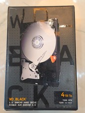 Western Digital WD_BLACK 4TB 3.5in 7200RPM SATA III HDD WDBSLA0040HNC-NRWM - NEW picture