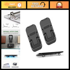 Portable Laptop Stand & Cooling Pad, Foldable Metal Keyboard Holder, 2PCS Set picture