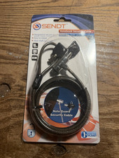 17x Sendt Notebook Security Cable w/ Key Lock, Black, SNT-NBLK-BK, 1.8 m picture