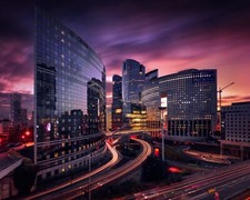 Landscape paris france sunset urban architecture sky Custom Gaming Mat Desk picture