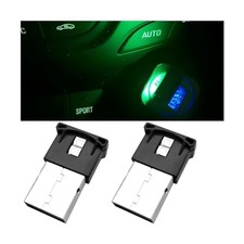 2PCS USB LED Car Interior Atmosphere Lamp, 8 Colors RGB Dynamic Adjustible picture
