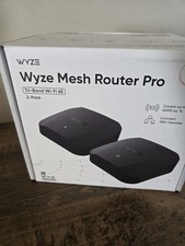 Wyze AXE5400 Tri-Band Wi-Fi 6E Mesh Router Pro, Covers up to 4000 Sq Ft (2 PACK) picture