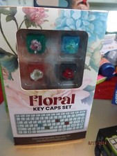 Floral Interchangeable Key Caps Set--Brand New picture