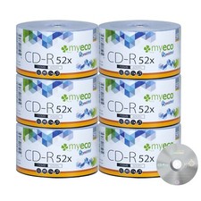 300 Pack MyEco CD-R CDR 52X 700MB 80Min Economy Logo Blank Recordable Media Disc picture