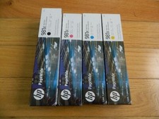 2023/2 GENUINE SET 4 HP 981X HIGH-YLD CARTRIDGE LOR09A-LOR12A PageWide 556 586 picture