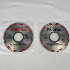 Software Toolworks CD Disc Pack of 2 - U.S. Atlas & World Atlas, Version 5 picture