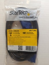 StarTech SVECON6 Cable - 6 Feet 3-In-1 Ultra Thin PS/2 VGA KVM Cable picture