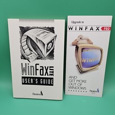 Vintage 1994 Delrina WinFax LITE 3.0 and DosFax LITE 2.1 Users Guide 1st Edition picture
