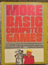MORE BASIC COMPUTER GAMES 84 Games for Your Personal Computer all in BASIC 1979 picture