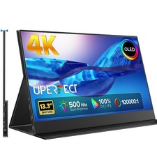 UPERFECT 13.3 Inch Portable OLED 4K Monitor 3840x2160 USB-C Monitor 100000:1 picture