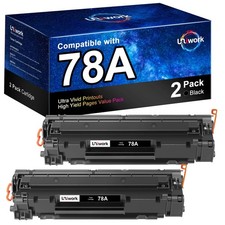 Uniwork 78A Black Toner Cartridges (2-Pack)-Compatible Toner Replacement for ... picture