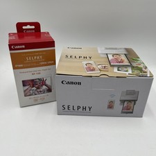 Canon Selphy CP1300 Wireless Compact Photo Printer White Tested Works, Extras  picture