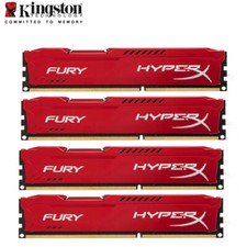 32GB (4 x 8GB) DDR3 1600 (PC3 12800) Gaming Memory HX316C10FB/8 for Desktop Red picture