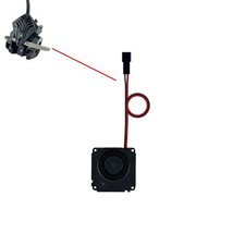 Original FLSUN 3D Printer Part V400 4510 Turbo Cooling Fan Effector Accessory picture