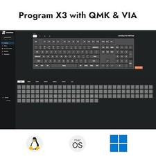 LEMONKEY  X3 WIRED MECHANICAL GAMING KEYBOARD, 100% LAYOUT WITH QMK/VIA - picture