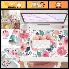 Large Faux Leather Mouse Pad - 31.5