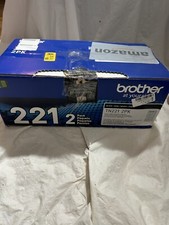 Brother Genuine SEALED PACKS Black Toner Cartridge Twin Pack TN221 2PK picture