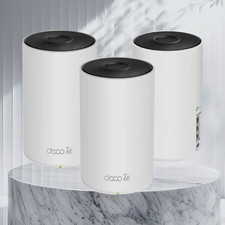 TP-LINK Deco AXE5300 Wi-Fi 6E Tri-Band Mesh Router System 3-Pack White picture