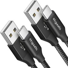 etguuds USB to USB C Cable 3ft, 2-Pack USB A to USB C Charger Cord Type C picture