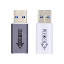 CY 2pcs/Set USB 2.0 QC to PD USB-C Type C Adapter for Laptop Tablet Phone picture