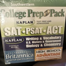 SouthWestern Advantage College Prep Pack KAPLAN ACT SAT PSAT picture