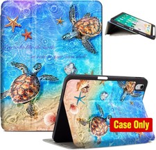 Case for iPad 11th Gen, iPad 10th Gen - Shockproof Sea Turtle Design picture