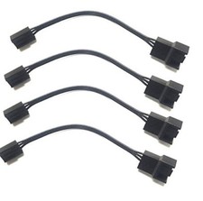 4Pin PWM to 3Pin Standard Fan Adapter Cable (4 Pack) picture