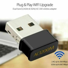Wireless Lan USB PC WiFi Adapter Network 802.11AC 1200Mbps Dual Band 2.4G / 5G picture