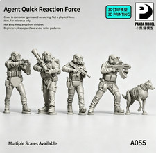 3D Printed 1/72/64/48/56/35 Special Agent Rapid Reaction Force Unpainted Model picture
