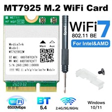 WiFi 7 MT7925 M.2 Key E Card 5400Mbps MT7925B22M Tri-band BT5.3 Wireless Adapter picture