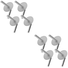 Household Fan Base Fixing Screws 8Pcs Silver Iron Fan Stand Assembly Hardware picture
