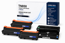 ABT Compatible TN850 Toner Cartridge 3-Pack and DR820 Drum Unit Combo Pack picture
