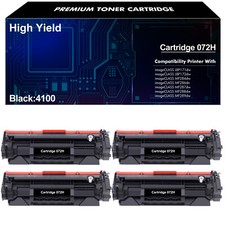 4PK Canon CRG072H High Yield Toner Cartridge CRG072 MF284dw MF289dw LBP170 picture