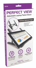 Perfect View Adjustable Laptop and Tablet Stand - Folds & Expands for travel NEW picture
