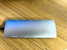 Gray Portable USB-C Hub 1:6 w/ HDMI, 3x USB 3.2, 3x USB-C (1x PD) picture