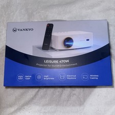 Vankyo Leisure 470W 720P Portable Projector with Wireless Connectivity NEW picture