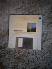 Sierra Hoyle’s Book of Games disk for MS-DOS Original Grey Version 1989 picture