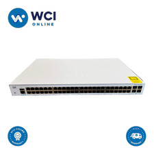Cisco C1000-48T-4X-L - 48 Ports Gigabit RJ-45, 4x10G SFP+ Switch w/ Rack Mount picture