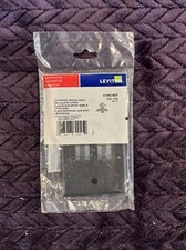 LOT (21 PCS) Leviton 41080-4EP Quickport Wallplate 4-Port Black 214-003 picture