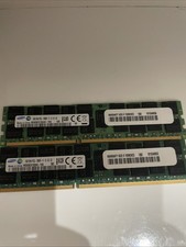32GB 2x 16GB Samsung PC3L-12800R DDR3 2Rx4 ECC Server Memory M393B2G70BH0-YH0 picture