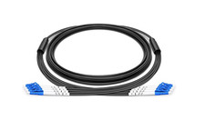 100M LC 4 Strands Singlemode Military-Grade Armored Fiber Optic Patch Cable -596 picture