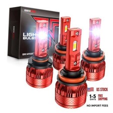 H11/H9/H8 9005/HB3 LED Bulbs Combo - 160000LM 800% Super Brighter T6S 9005+H11 picture