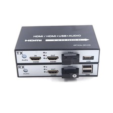 Up to 20Km, HDMI Extender HD 1080P HDMI over Fiber optic with KVM, Lossless picture