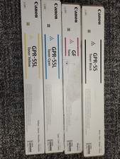 GPR-55 , 55L GENUINE CANON High Yield Toner Full Set CMYK  Image Runner Advance picture