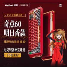 Melgeek EVA-02 RGB Keyboard Evangelion Theme Full Metal Body JP Unused picture