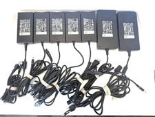 Lot of 7 Genuine OEM Dell Laptop AC Adapters 130W 180W 240W w/ Cords picture