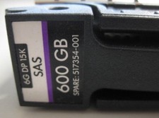 LOT OF 4 HP 600 GB Plug-In Module 15K 3.5