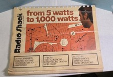 VTG 1974 Original Radio Shack From 5 Watts to 1000 Watts Ham Radio Book 62-2056 picture