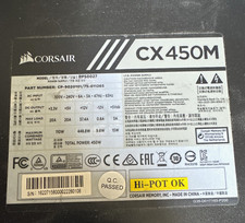 Corsair CX450M 450W ATX Modular Power Supply Unit, Black CP-9020101 picture