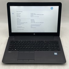 HP ZBook 15 G4 Laptop i7 7700HQ 2.8GHz 8GB RAM Quadro M2200 4GB No Drive No OS picture